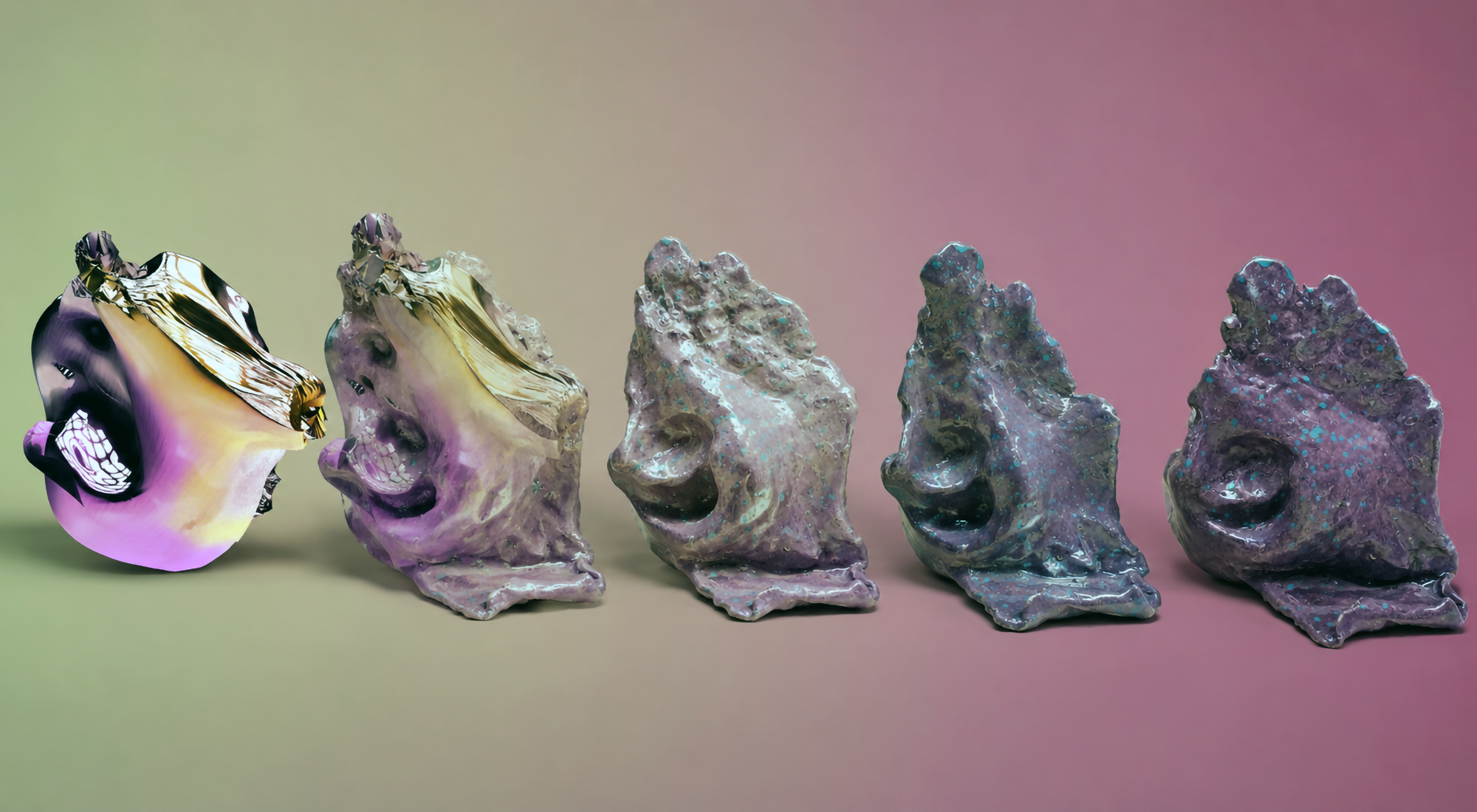 Digital 3D sculpture by Chiara Passa